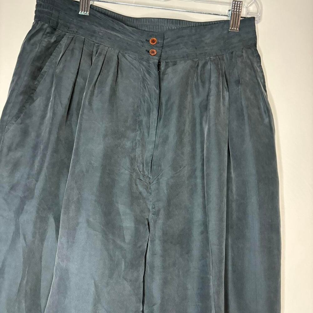 Silk Womens vintage trousers|  Diana Gilman Baggy Pants - Picture 3 of 7
